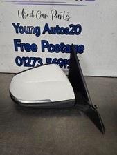 BMW 1 SERIES F20 2011-14 WHITE6 PIN DRIVERS SIDE OS WING DOOR MIRROR