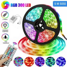 New 100ft LED Strip Light Music Sync Bluetooth 5050 RGB Room Light w/ Remote