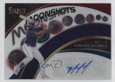 2021 Select Moon Shots Signatures Tri-Color Prizm /49 Yordan Alvarez Auto 18h5