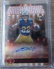 Panini 2024 Illusions Bright Lights Signatures Blake Corum Rams Red Auto /99