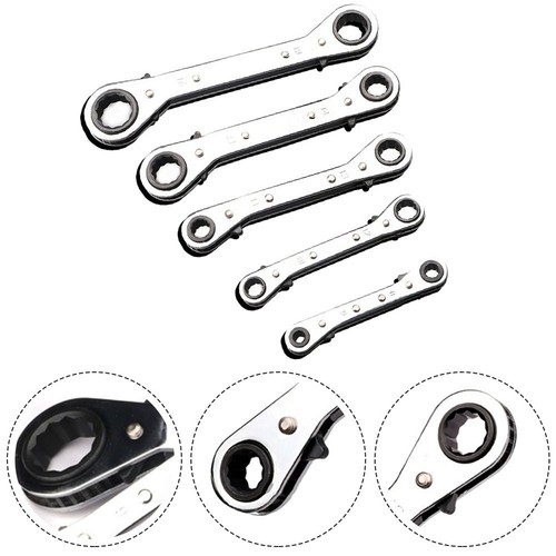 Suitable For Motorcycle Mechanical Car Repair Ratchet Wrench Electroplating - Photo 3/12