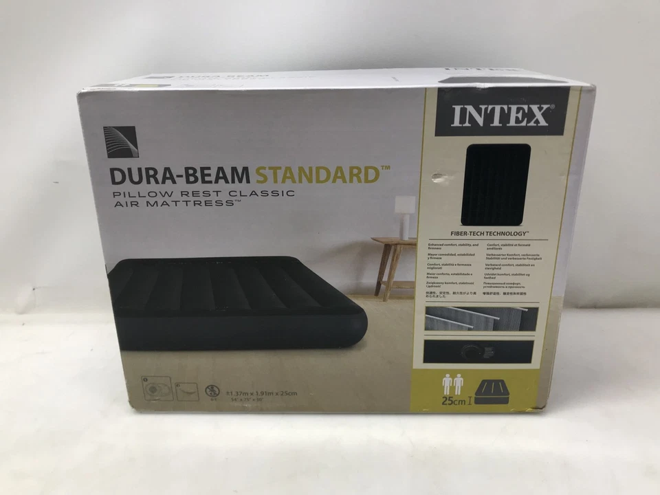 REPOSAPIÉS COMPLETO INTEX 64148ND CAMA DE AIRE CLÁSICA Luftbett 191... - Imagen 2 de 4