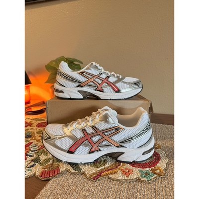 Size 10.5 - Asics Gel-1130 White Red Snapper Pure Silver Desert 1203A609 111