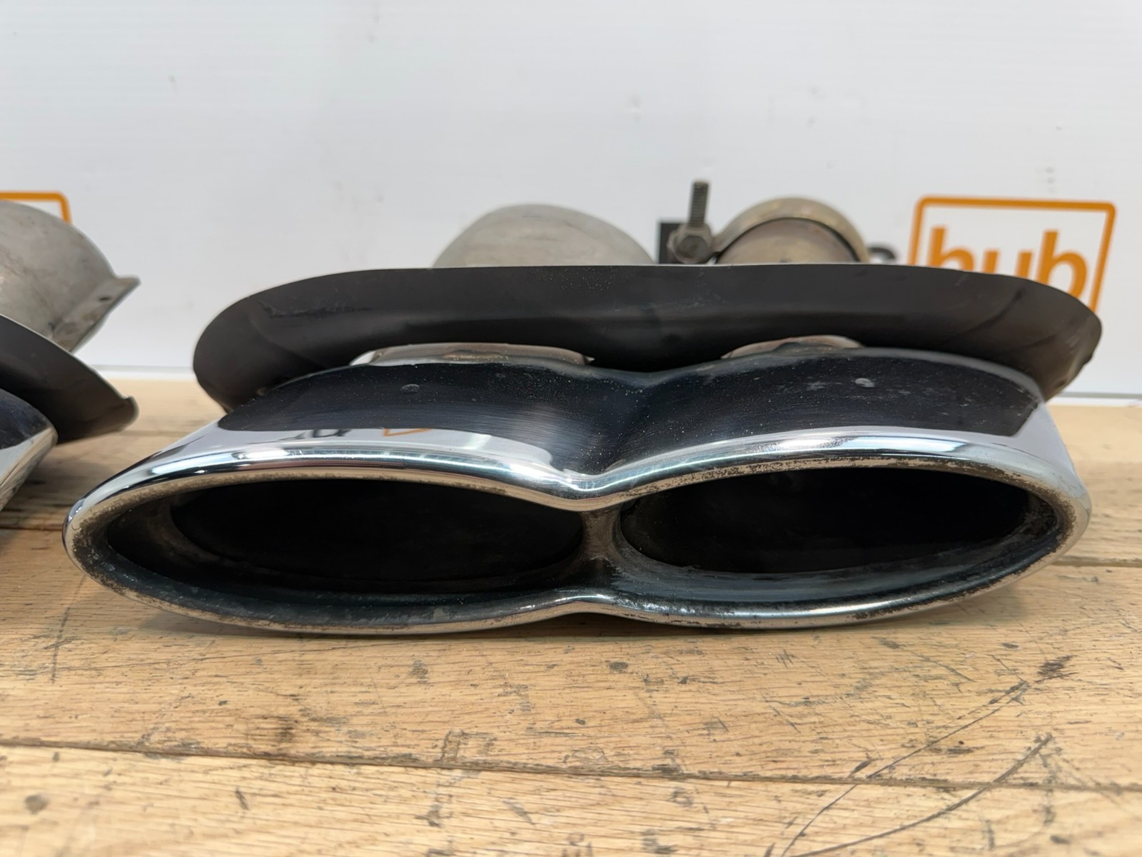 2013 BENTLEY CONTINENTAL GT COUPE OEM LEFT & RIGHT MUFFLER TIPS 3W0253682N