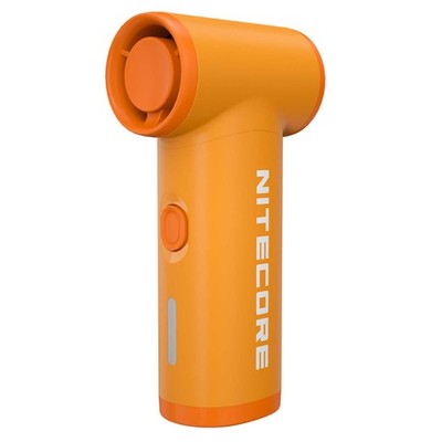 Nitecore NEF NANO orange   Mini-Handventilator mit Akku, 5 Stufen & USB-C