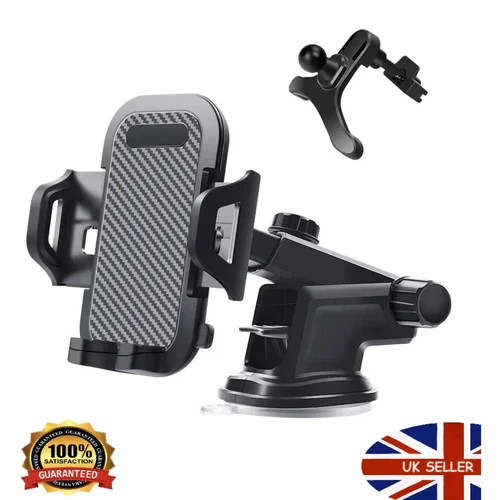 Car Vent Mount 360 Rotating Navigation Phone Holder Dashboard Suction Cup Car Br - Picture 1 of 7
