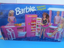Vintage Barbie Kitchen Playset 1993 In Box with Near Complete Accessories Set