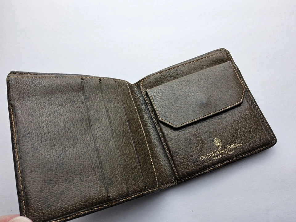 Gucci Accessory Collection Men’s Bifold Signature Wallet - Image 4 of 4