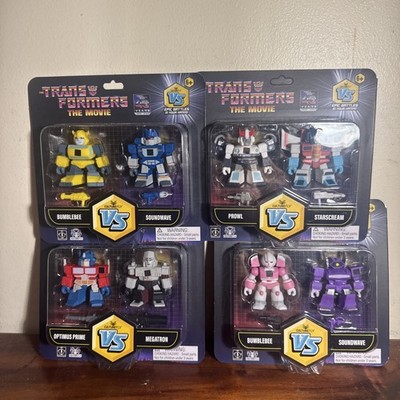 TRANSFORMERS THE MOVIE CULTUREFLY VS EPIC BATTLES 8 FIGURE 2 PACKS COMPLETE SET