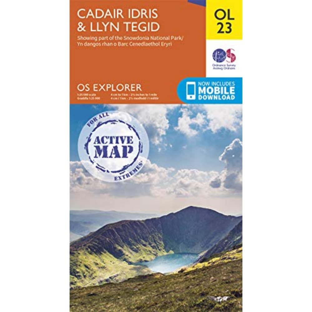 Cadair Idris & Llyn Tegid Map | Weatherproof | Snowdonia National Park | Ordnan - Image 4