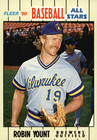 1990 Fleer Baseball All-Stars #44 Robin Yount Milwaukee Brewers HOF