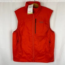 Rab Men's Xenair Insulated Outdoor Active Hiking Vest Firecracker Orange Size L