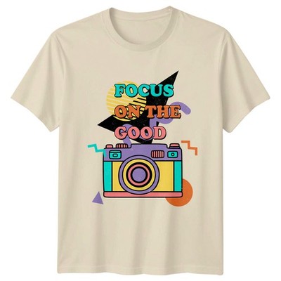 Focus On The Good T-Shirt Retro Fotografie Fotografie Geburtstag Geschenk