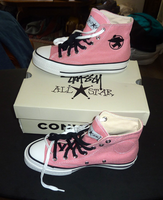 CONVERSE ALL STAR X STUSSY CHUCK 70 HI SNEAKERS WOMEN 7.5 MEN 5.5