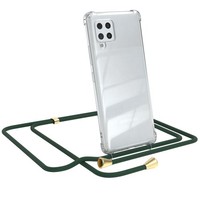 FüR Samsung Galaxy A42 5G HandyhüLle Zum UmhäNgen Kordel Tasche Kette Case GrüN