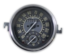 Vw Bug Bus Ghia Isp 120 Mph Speedometer Wcombo 8k Tachometer Beige Numericals