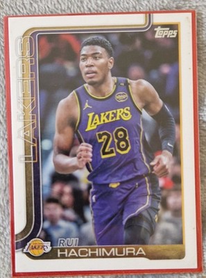 Top Topps 2025-26 NBA Flagship Base - Rui Hachimura - Los Angeles Lakers #154