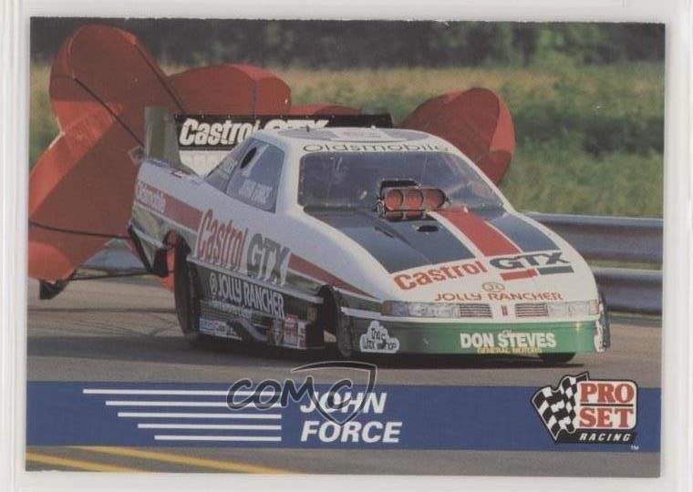 1991 Pro Set NHRA Racing John Force #66 HOF c7w
