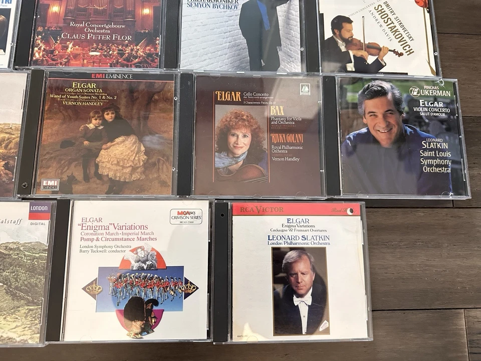 LOT OF 33 CD LOT Classical Concerto Shostakovich, Elgar, Schmitt #6 Foto 3 de 4