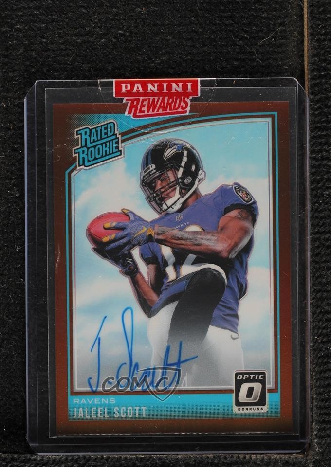 Jaleel Scott Panini Donruss Optic #181 Autograph-Bronze