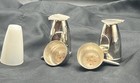 Pair Of  Antique Silver Plated  James Deakin & Sons Penguin Pepperettes 1930’s — photo 8