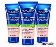 Noxzema Ultimate Clear Face Cleanser 6 oz Oil-Free Deep Pore Wash Pack of 3 new
