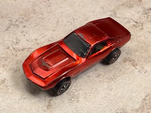 Original Hot Wheels Redline - Red US Custom Corvette!! - Free Shipping!!