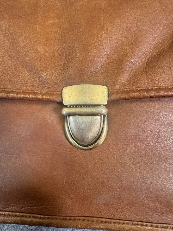 真皮 Cortez 挎包 旅行商务书包 挎包 棕色 哥伦比亚 — 第 2/4 张图片