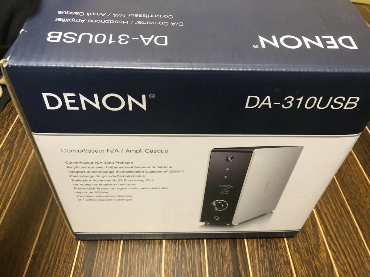 DENON DA-310USB Premium Silver Headphone Amplifier USB-DAC DSD High-res