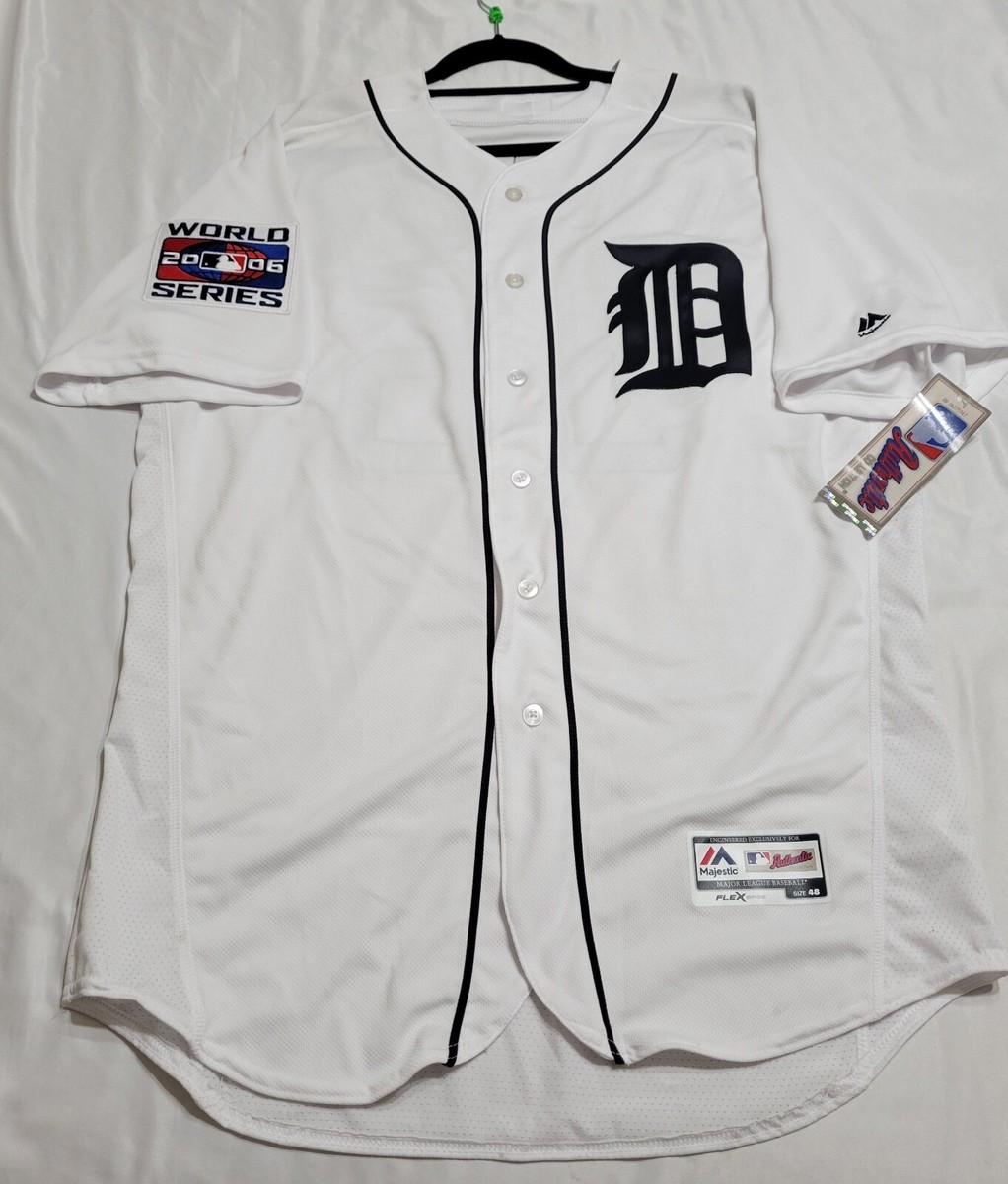 AUTHENTIC MAJESTIC 44 LARGE DETROIT TIGERS JUSTIN VERLANDER FLEX