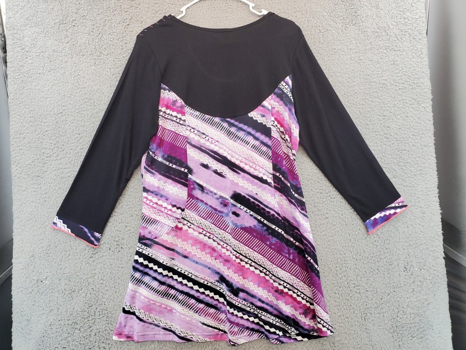 Parsley And Sage Womens Tunic Top Size Medium Multicolor Boho NWT eBay