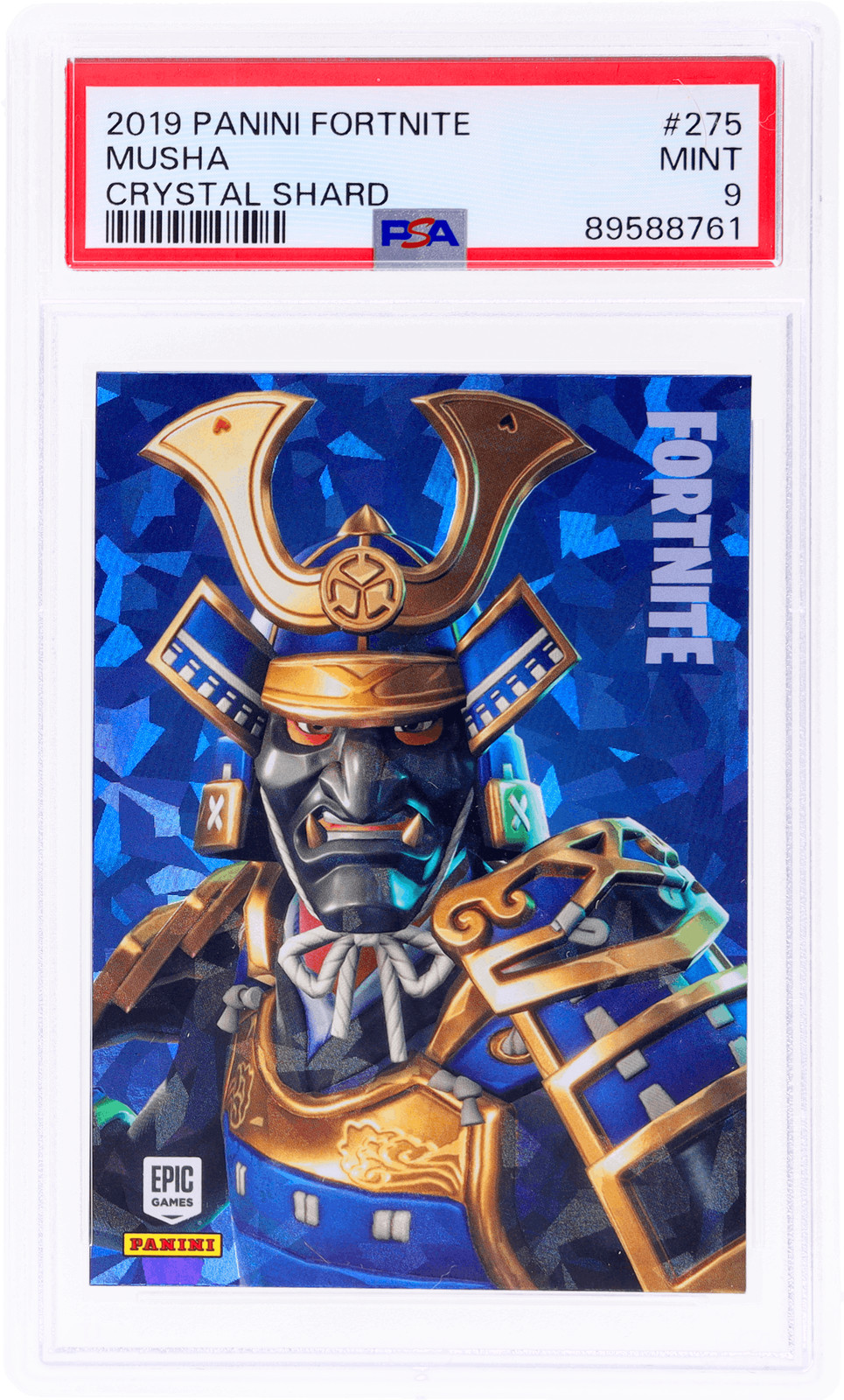 2019 Panini Fortnite Musha Crystal Shard #275 PSA 9
