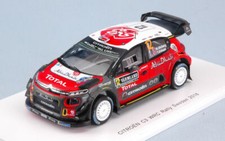 Rally Car Model Scale 1:43 Spark Model Citroen C3 Wrc N.12 6th Sweden R...