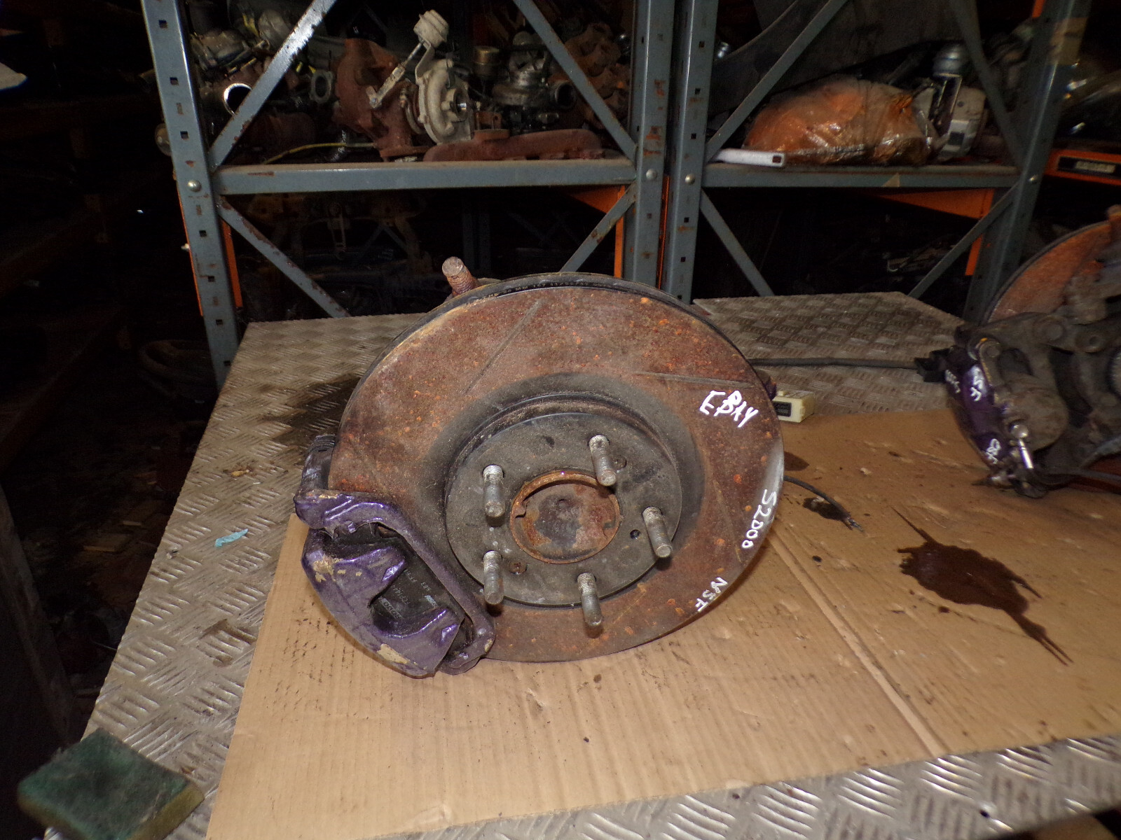 HONDA S2000, OSF HUB ASSEMBLY WITH LOWER WISHBONE, CALIPER & DISC, 2005