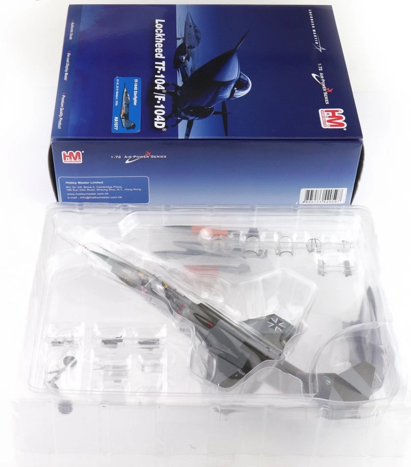 Hobby Master 1/72 Lockheed TF-104G Starfighter 27+87 JG 74 "Molders" 1970 HA1077 Foto 2 de 4