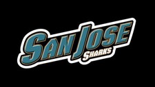 SAN JOSE SHARKS  Logo Sticker  Puck Stickers Car  NHL Hockey Decal Ice