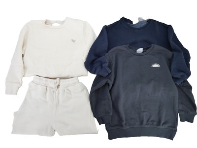 Jungen Paket Sweatshirts Jogger Marine Elfenbein Alter 4/5 5/6 Jahre Zara Next