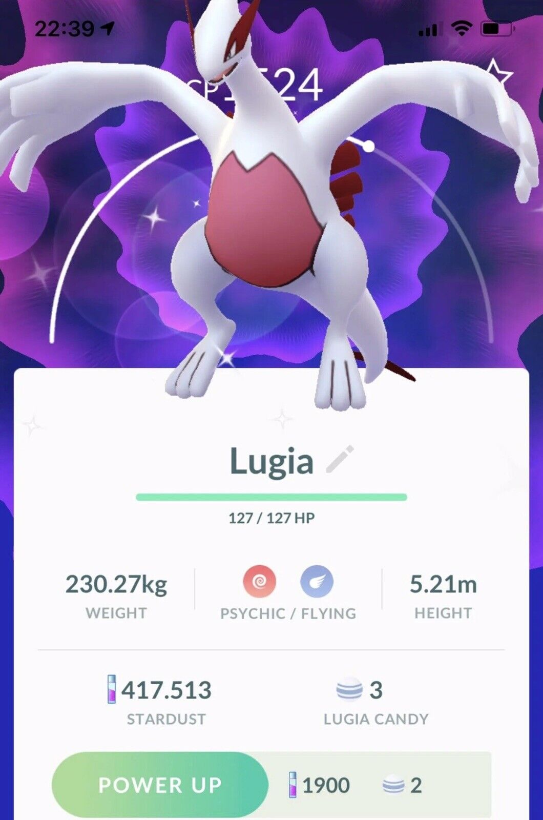 Is this Still Considered Rare? Shiny Lucky Lugia : r/pokemongo