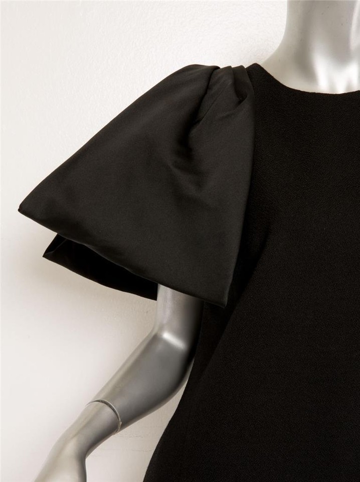 Robe Surdimensionnée En Laine Noire Giambattista Valli - Taille L (10-46) - Occasion Très Bon état