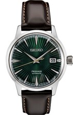 Seiko Presage Mens Automatic Watch Green Dial SRPD37