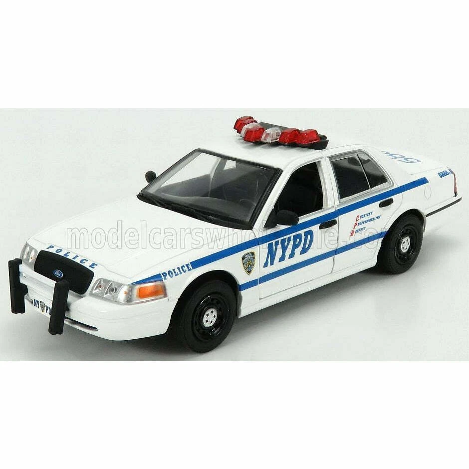 Ford Victoria Crown Police Interceptor Greenlight Ford USA Crown Victoria Police Interceptor New York City Departm 1:24 | eBay