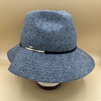 Scala Collezione Gray Wool Felt Safari Hat Crushable Packable
