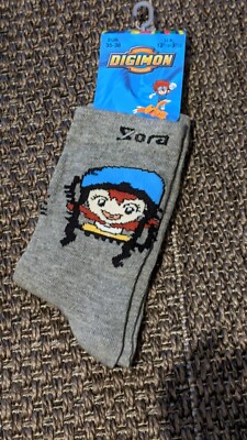 Chaussettes - Socks - Vintage, 2000 - Digimon - Sora - Taille 35-38 