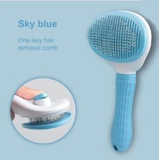 Pet Hair Remover Dog Cat Comb Grooming Massage Deshedding Self Cleaning Brush