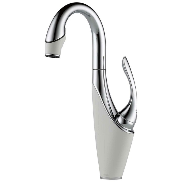 Delta Brizo 63955lf Pcmw Vuelo Single Handle Bar Prep Faucet In