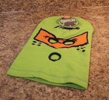 Boys Teenage Mutant Ninja Turtles Full Face Mask Winter Hat Michelangelo NWT