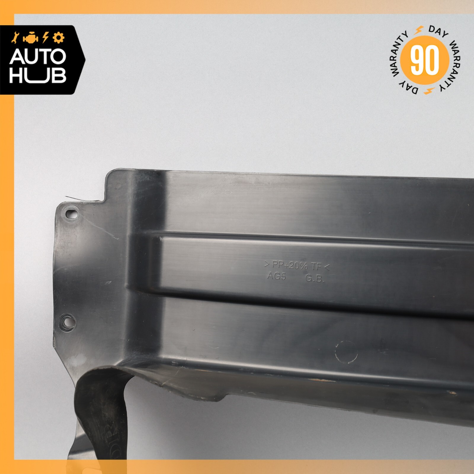 2008 Bentley Continental Flying Spur Radiator Support Lower Air Guide Baffle OEM