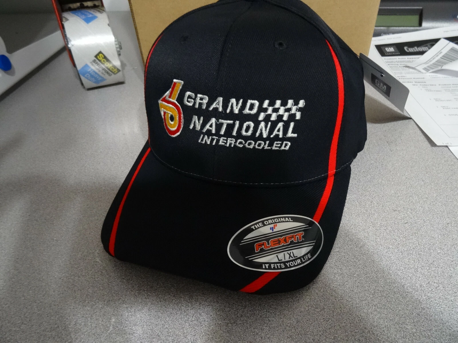 BUICK TURBO GRANDNATIONAL INTERCOOLED GM LICENSED BALL CAP FLEXFIT MOISTURE WICK
