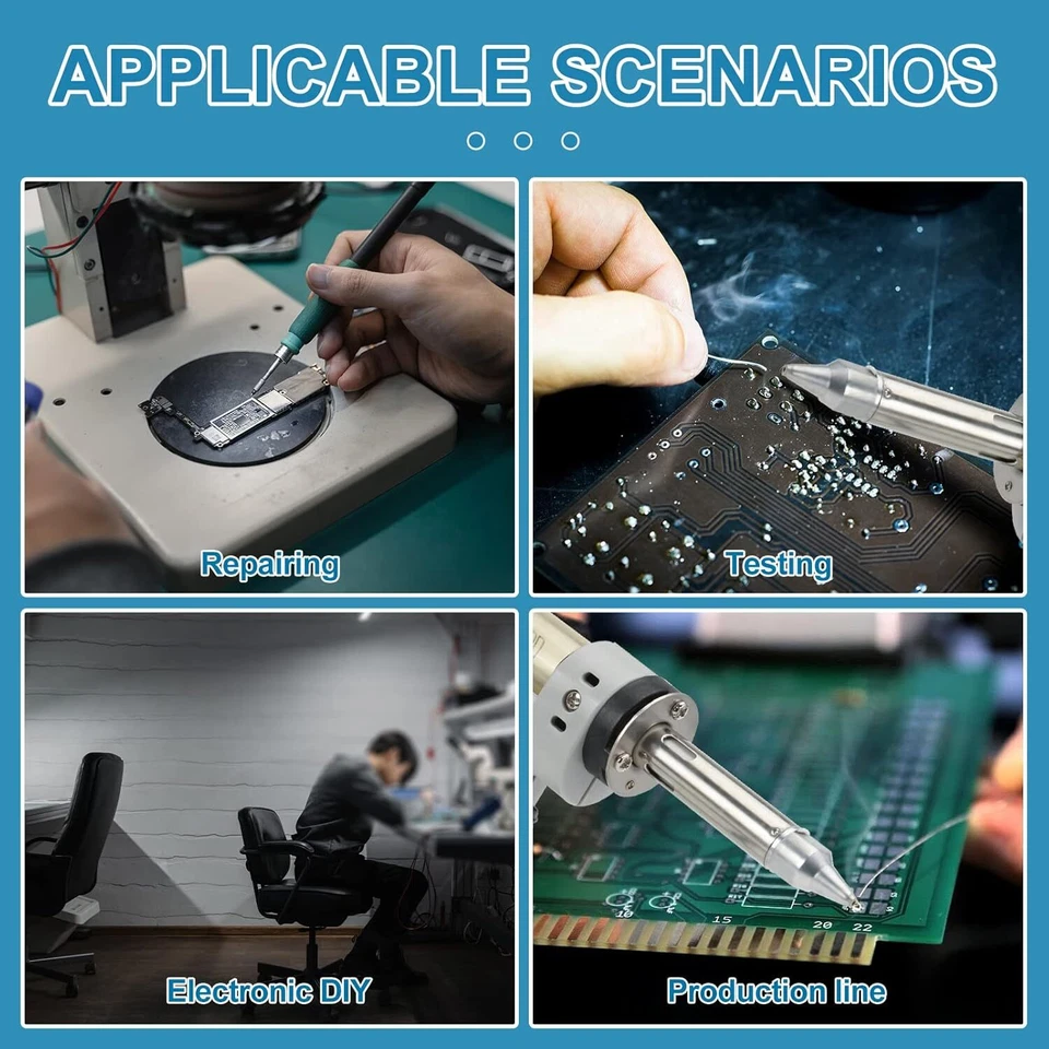 110V S-993A Electric Vacuum Desoldering Pump Solder Sucker Gun Suction Tin Gun - Image 4 of 4