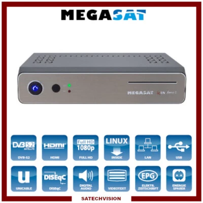 Récepteur Satellite Megasat IQON force 2 Linux Enigma2 CI Full HD